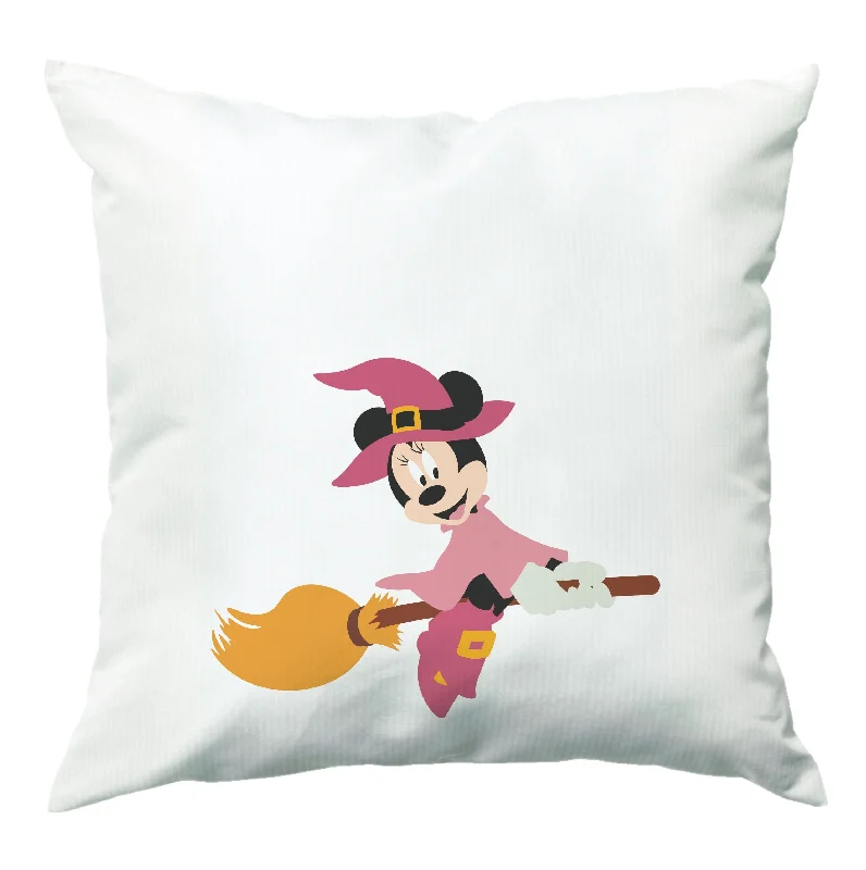 Witch Female Mouse Halloween Cushion