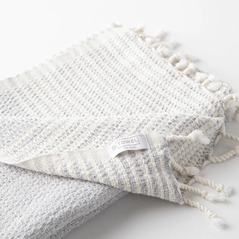 Full Body Turkish Towel | Stone Stripe