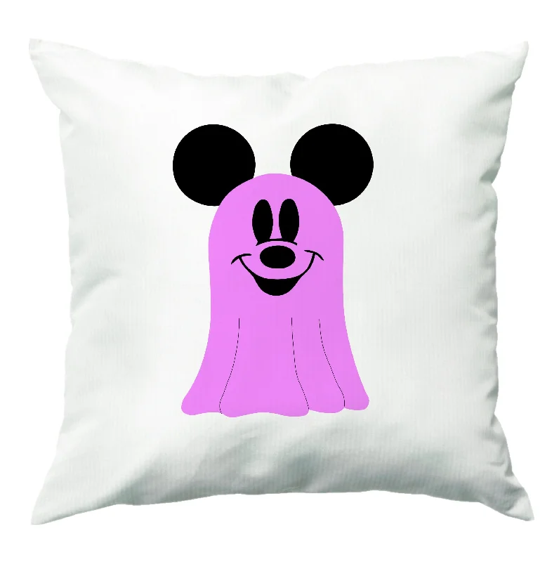 Mouse Ghost Pattern Halloween Cushion