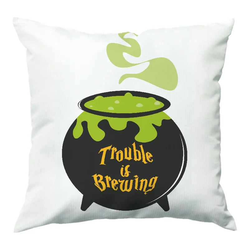 Trouble is Brewing - Hocus Halloween Cushion