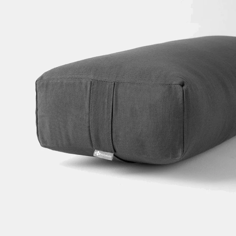 Rectangular Bolster Essential Cotton Collection | Charcoal