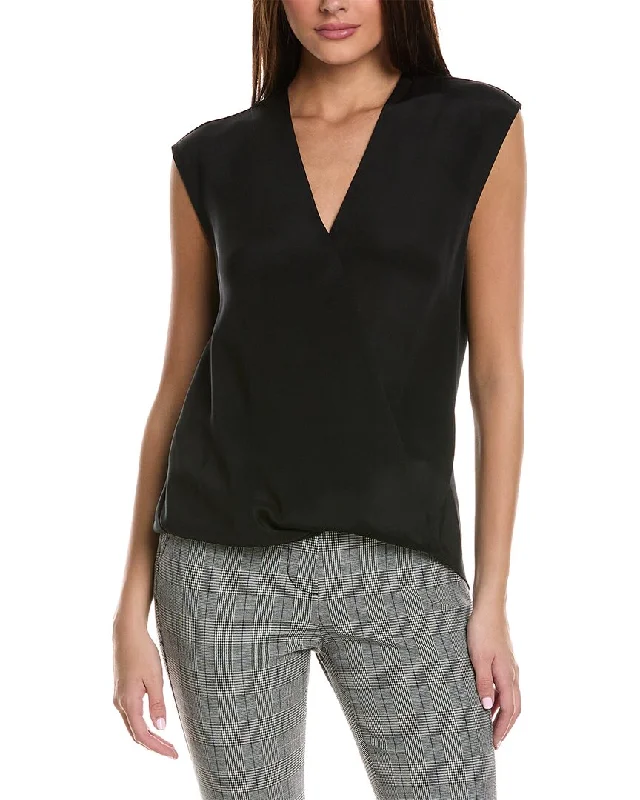 3.1 Phillip Lim Draped Silk Blouse