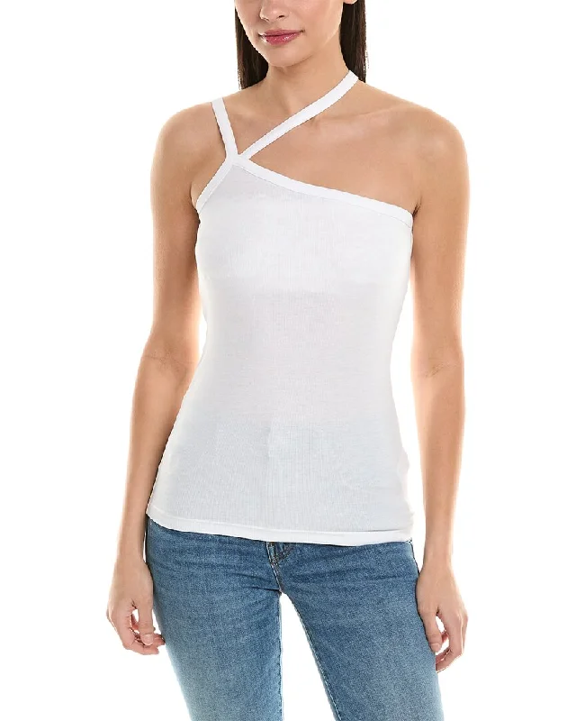 ALPHA STUDIO One-Shoulder Tank