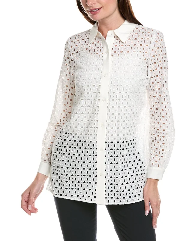 Anne Klein Button-Down Tunic