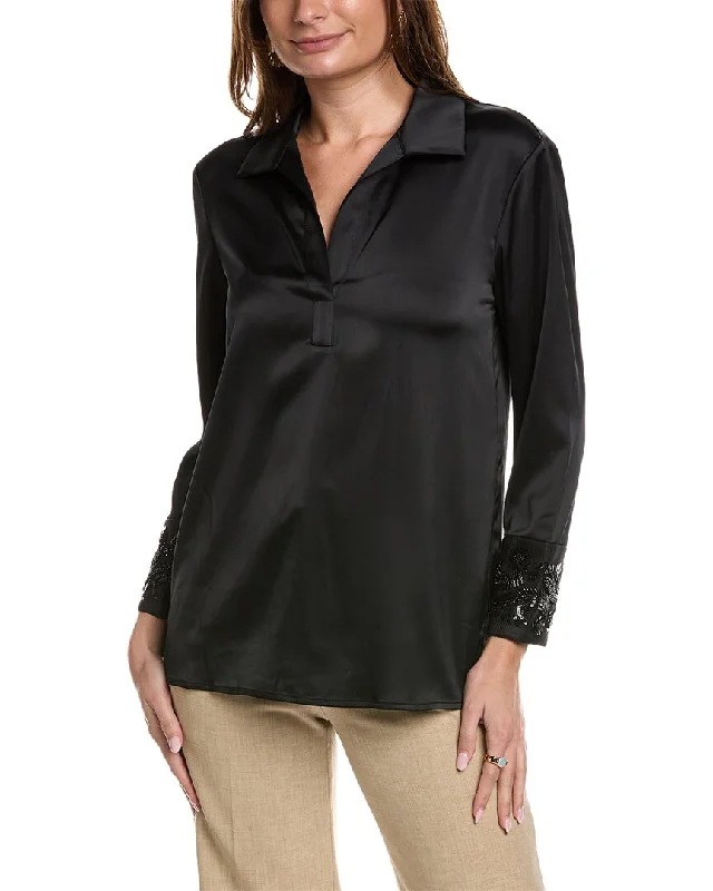 Anne Klein Embellished Blouse