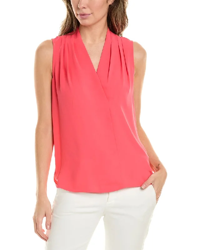 Anne Klein Pleated Blouse