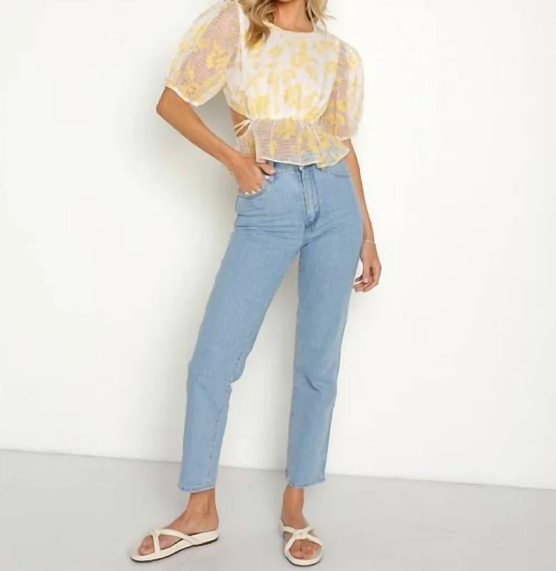 Audrey Top In Yellow