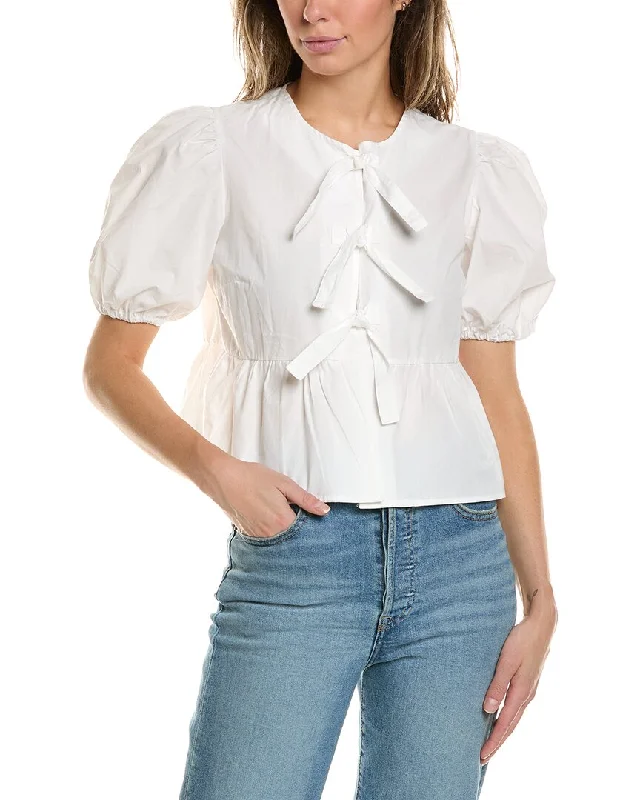 Avantlook Triple Tie Front Top