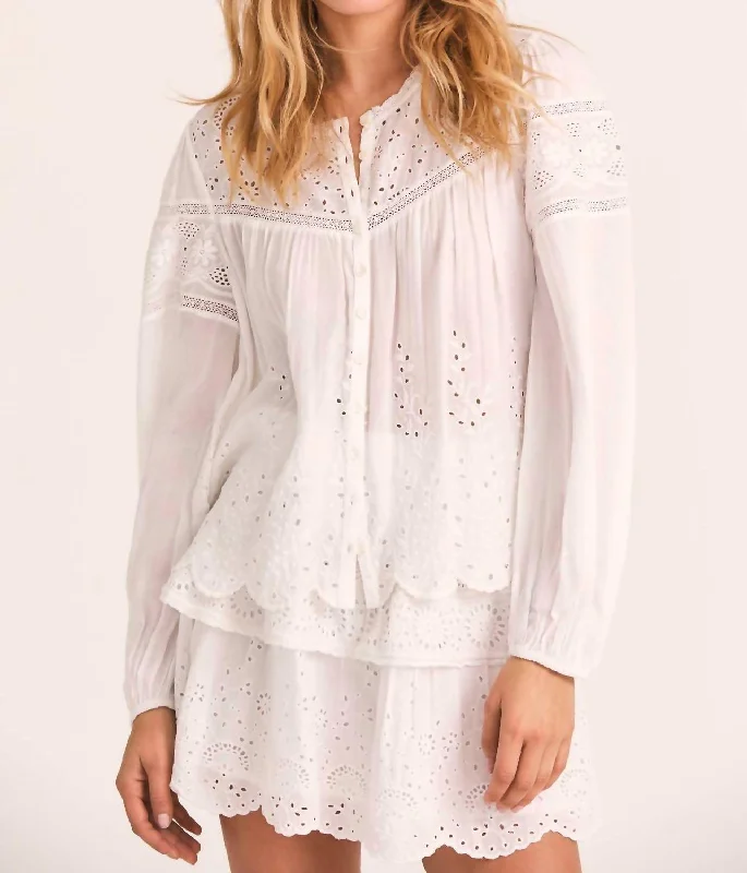 Badyn Blouse In Antique White