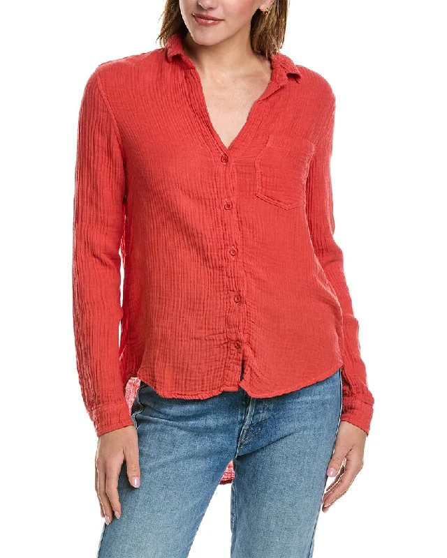 Bella Dahl Pocket Button-Down Shirt