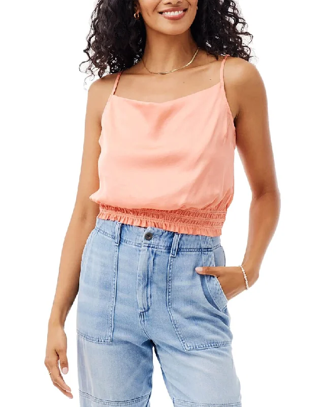 Bella Dahl Smocked Waist Cami