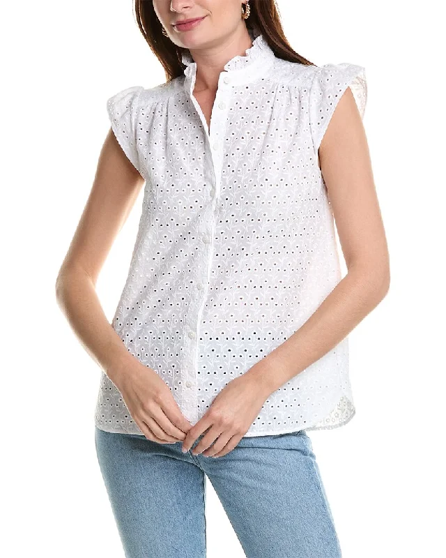 Brooks Brothers Eyelet Blouse