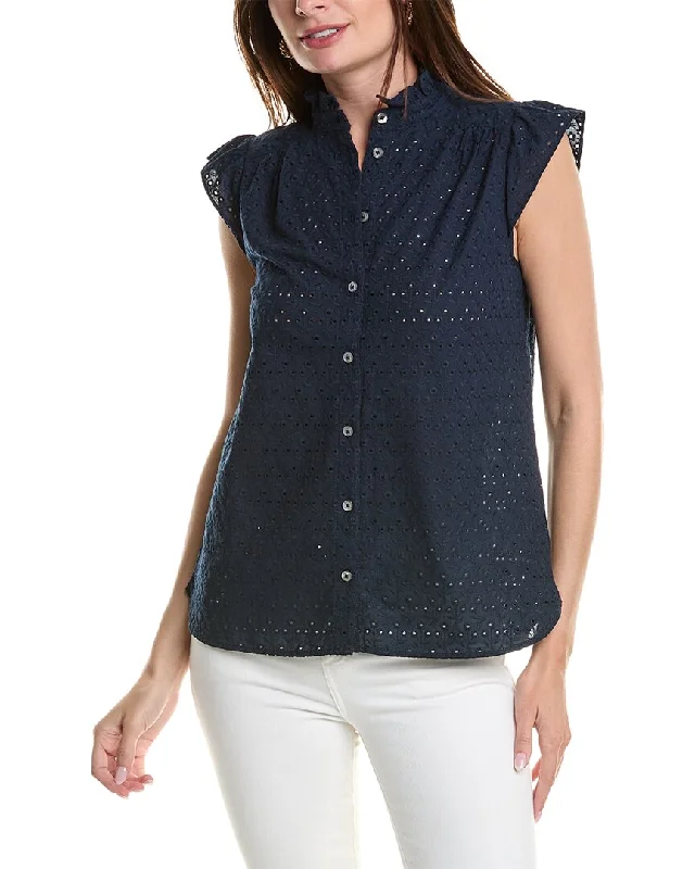 Brooks Brothers Eyelet Blouse