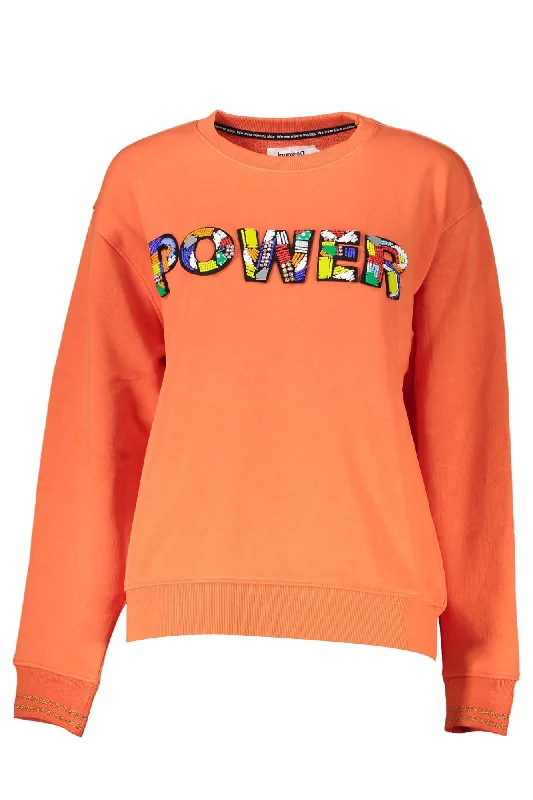 Desigual Vibrant  Sweatshirt with Chic Logo Women's Detail