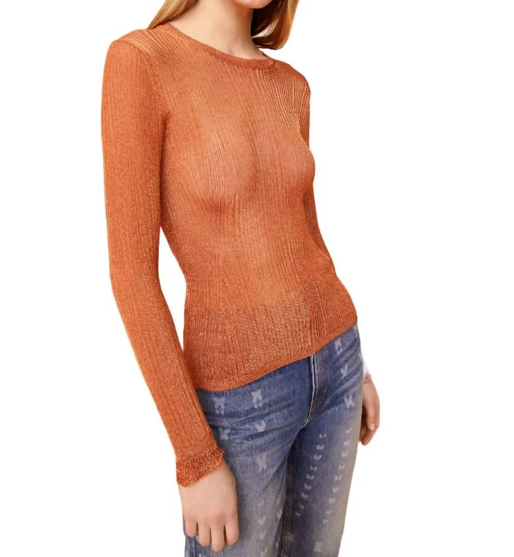 Diana Pullover In Bronze