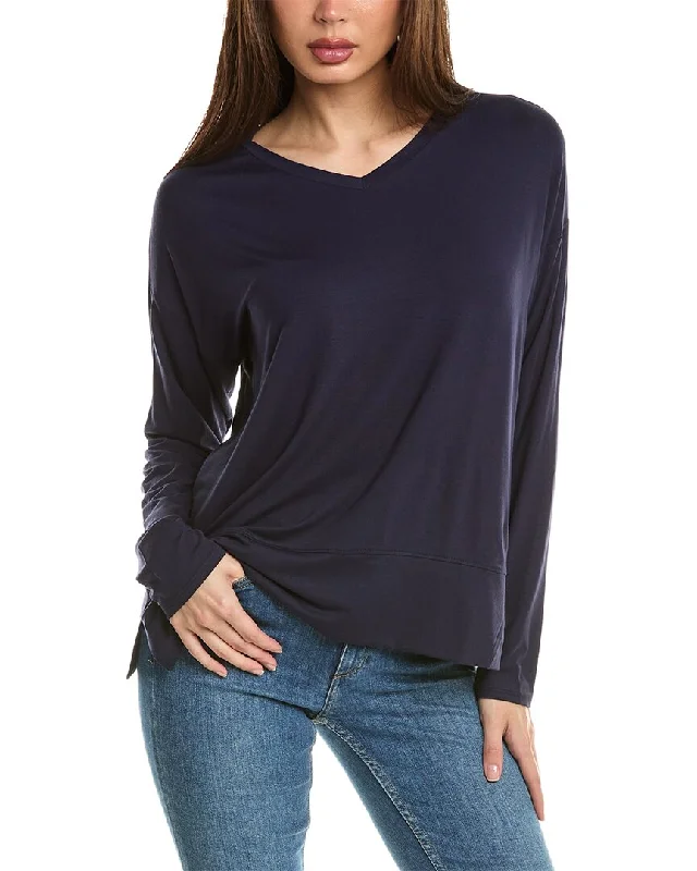 EILEEN FISHER V Neck Box Top