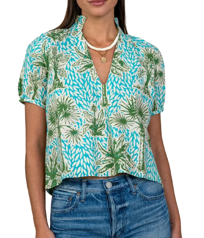 Elizabeth Top In Island Palm