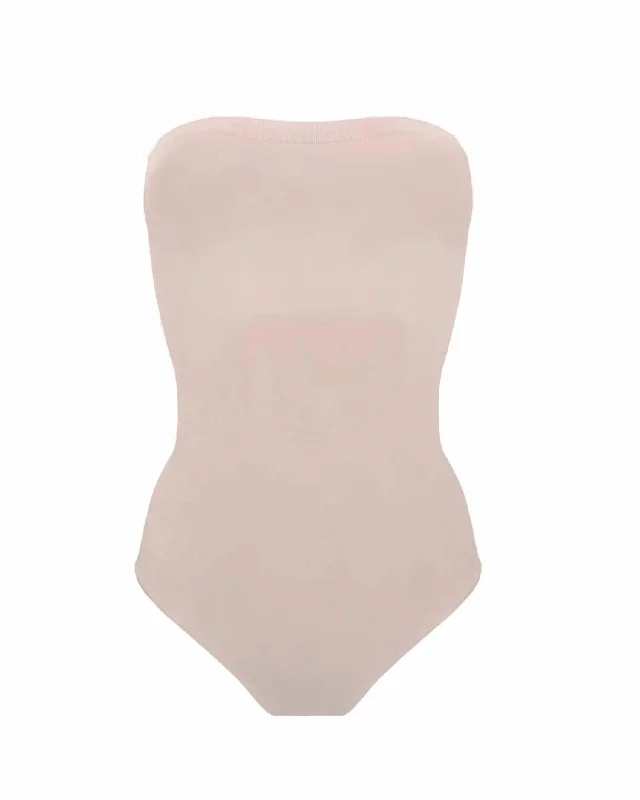 Energized Strapless Bodysuit In Blush