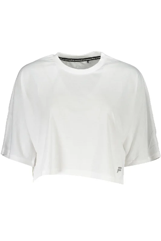 Fila Elegant  Logo Tee with Wide Women's Neckline