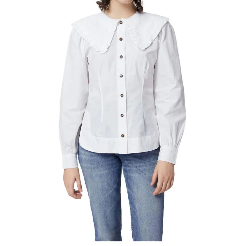 Fitted Shirt In Bright White