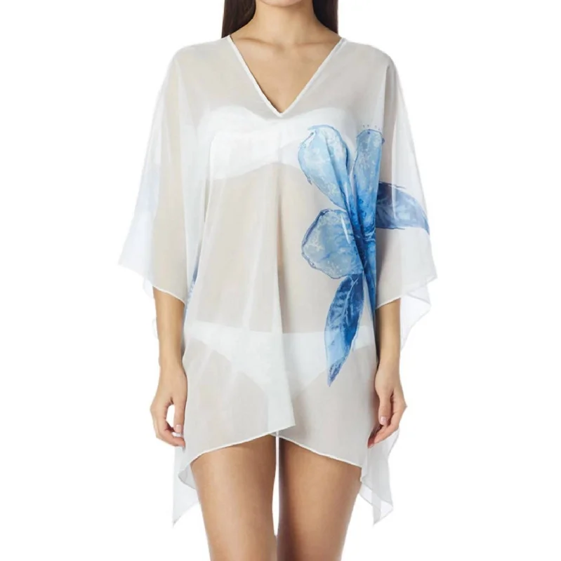 Flowy Tunic In Cmv Gilded Garden White