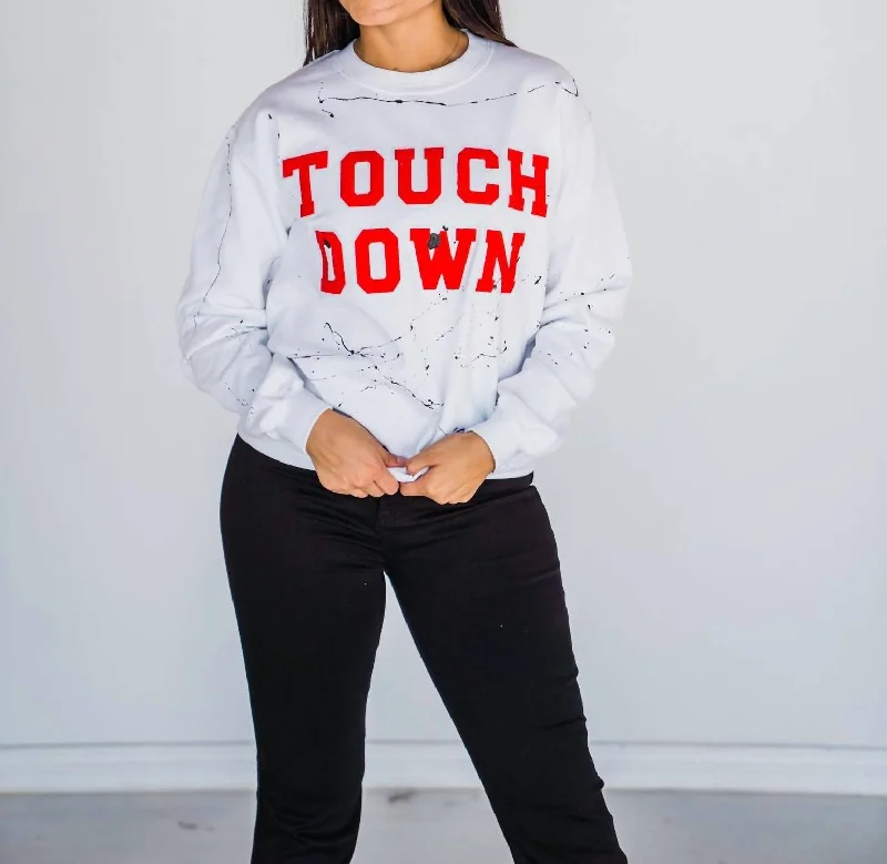 Football Lover Crewneck In White