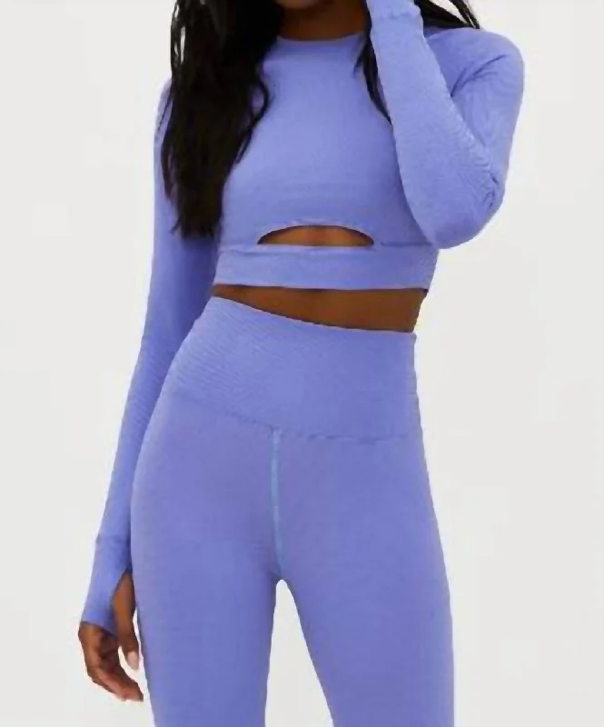 Francine Top In Periwinkle