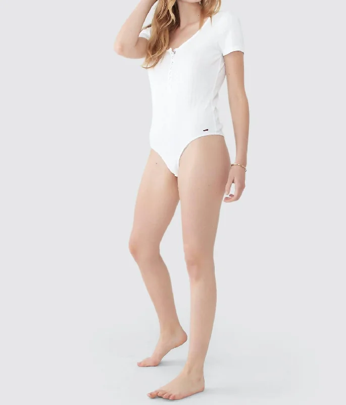 Galvin Bodysuit In White