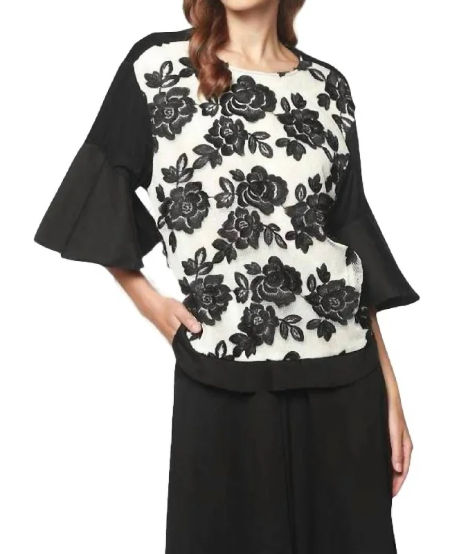 Gigi Top In Bat Orchid