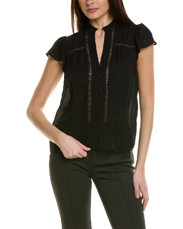 Go> by GoSilk Cro-Chez Silk Top