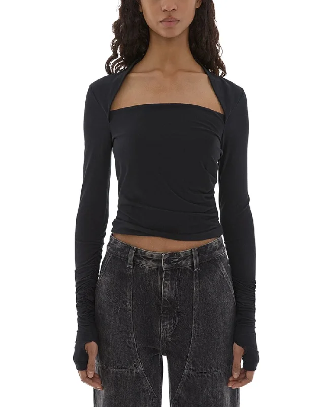 Helmut Lang Fitted Shrug Top