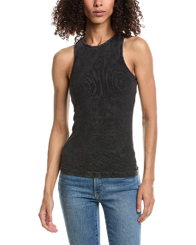 John Elliott Mineral Wash Gemini Rib Racerback Tank