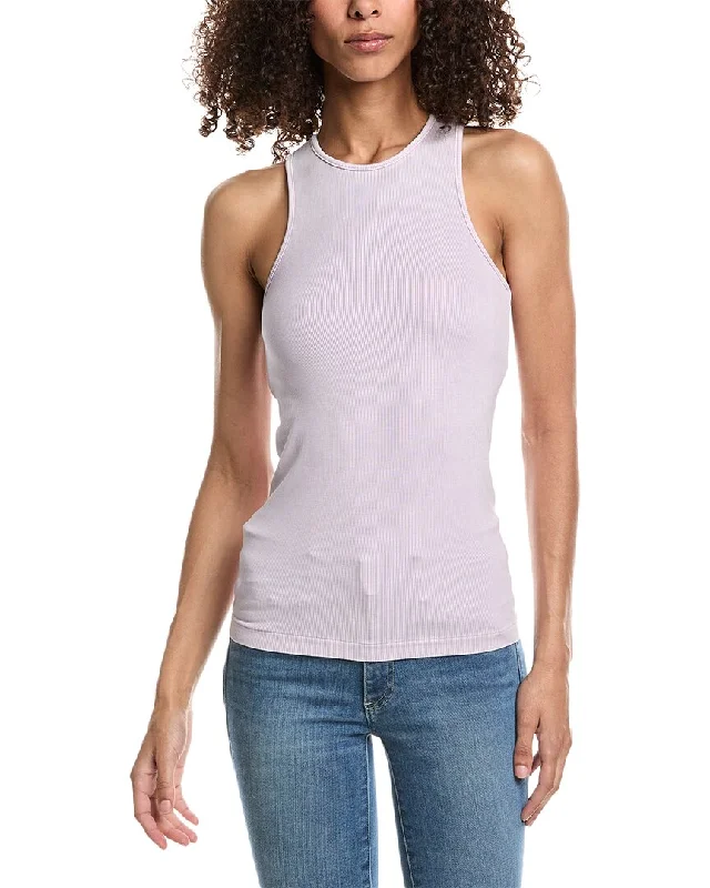 John Elliott Mineral Wash Gemini Rib Racerback Tank