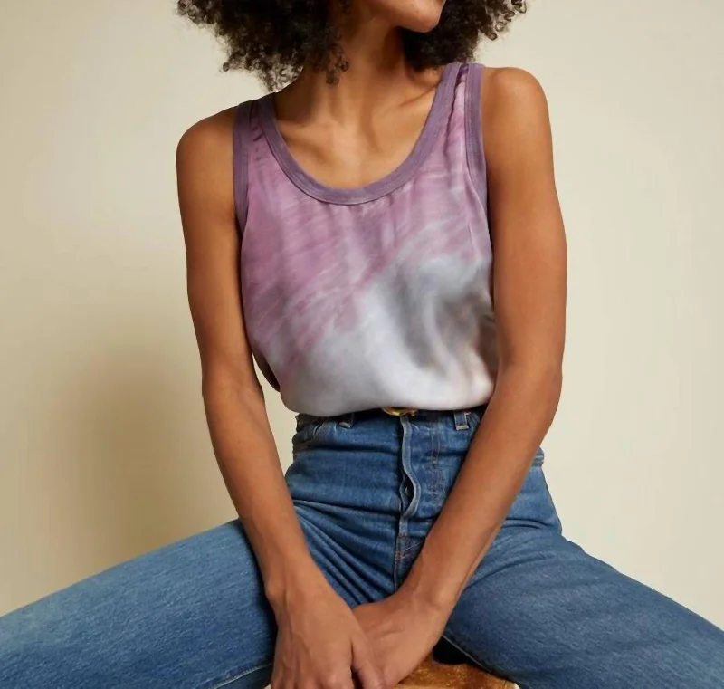 Jojo Scoop Tank In Mood Ring Tie Dye