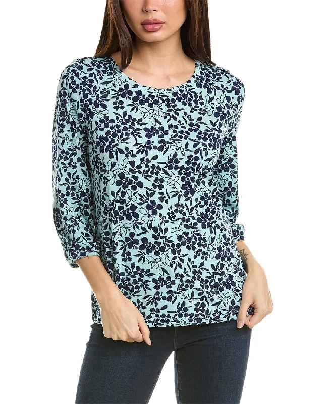 Jones New York Moss Crepe Top