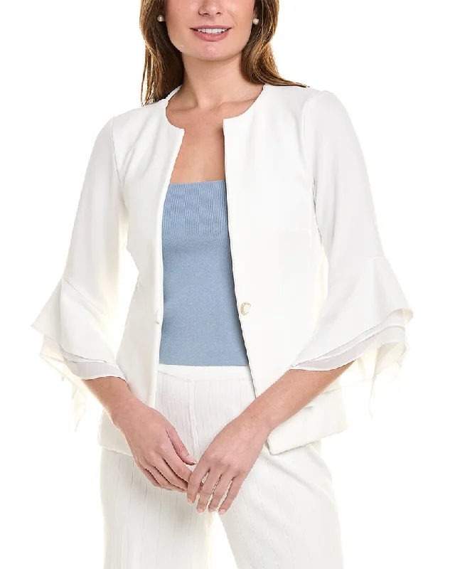 Joseph Ribkoff Ruffle Sleeve Jacket