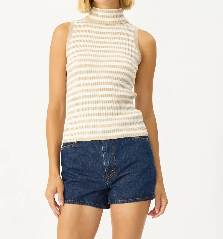 Kaiser Sleeveless Tank In Grain