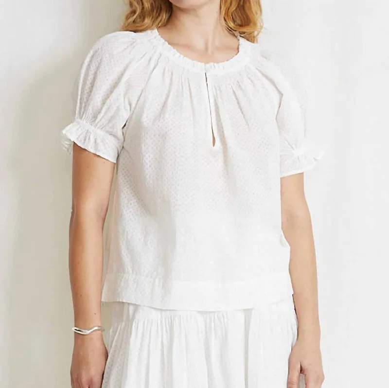 Las Casas Top In Cream