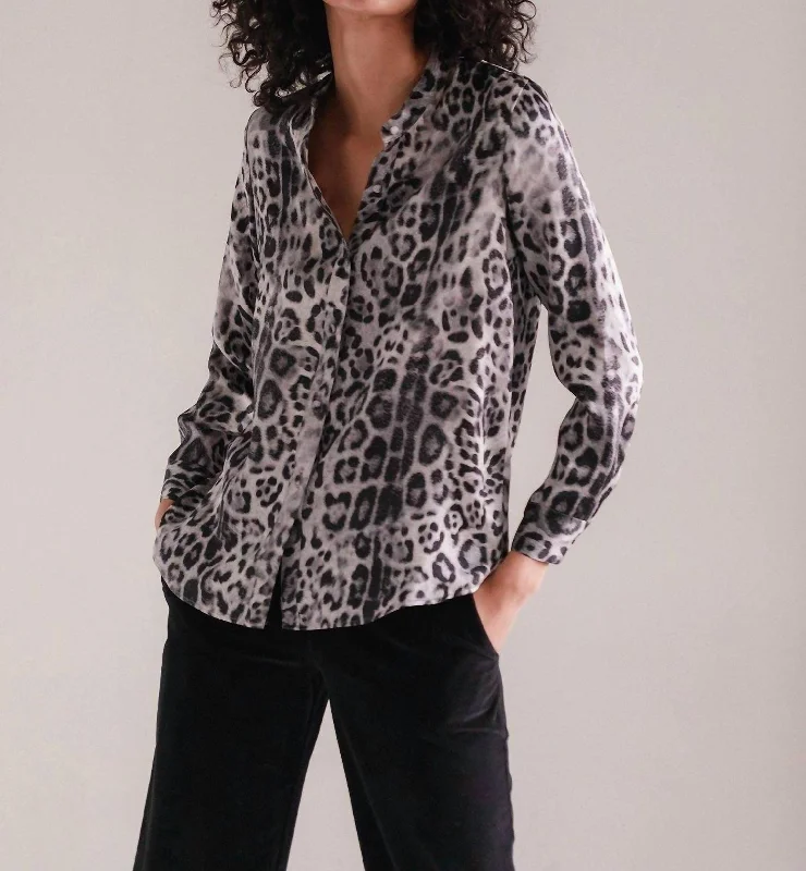 Laura Blouse In Snow Leopard