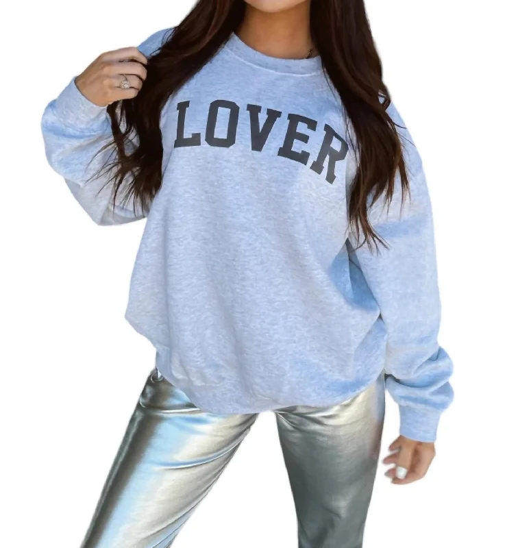 Lover Sweatshirt In Grey