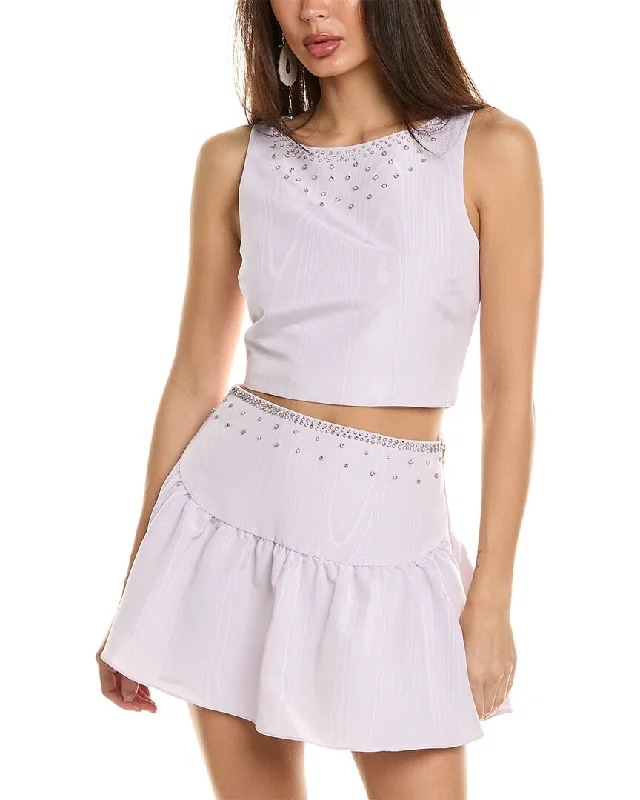 LoveShackFancy Kanoa Crop Sleeveless Top