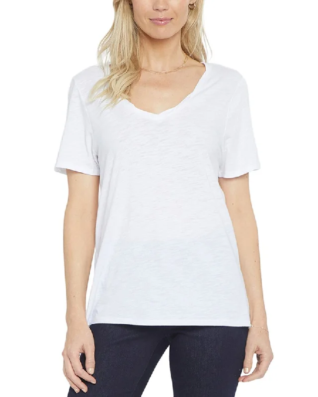 NYDJ A-Line Twist V-Neck T-Shirt