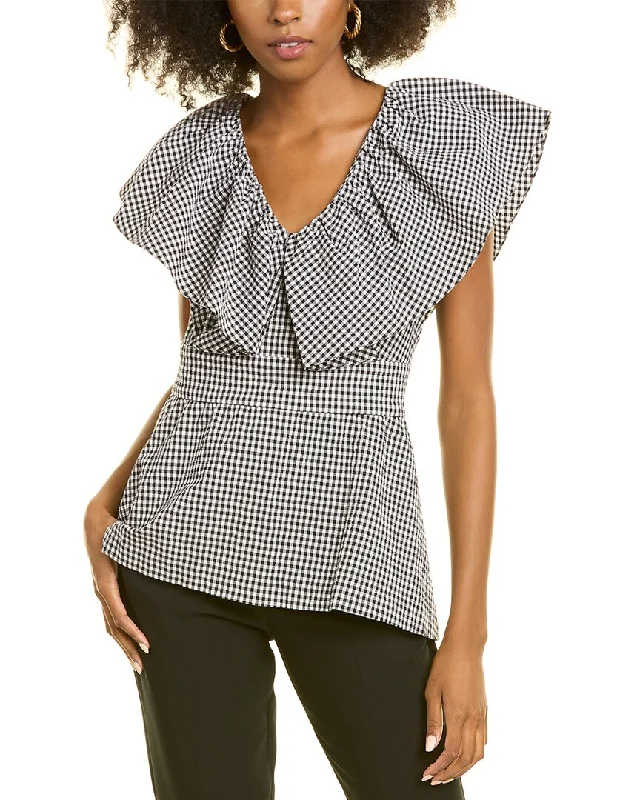 Pearl by Lela Rose Peplum Top