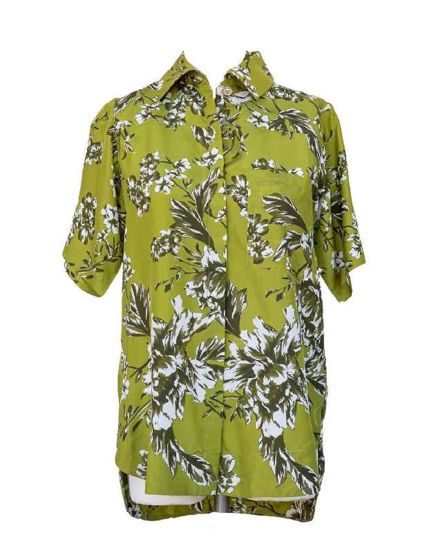 Phia Greenery Shirt In Green Floral