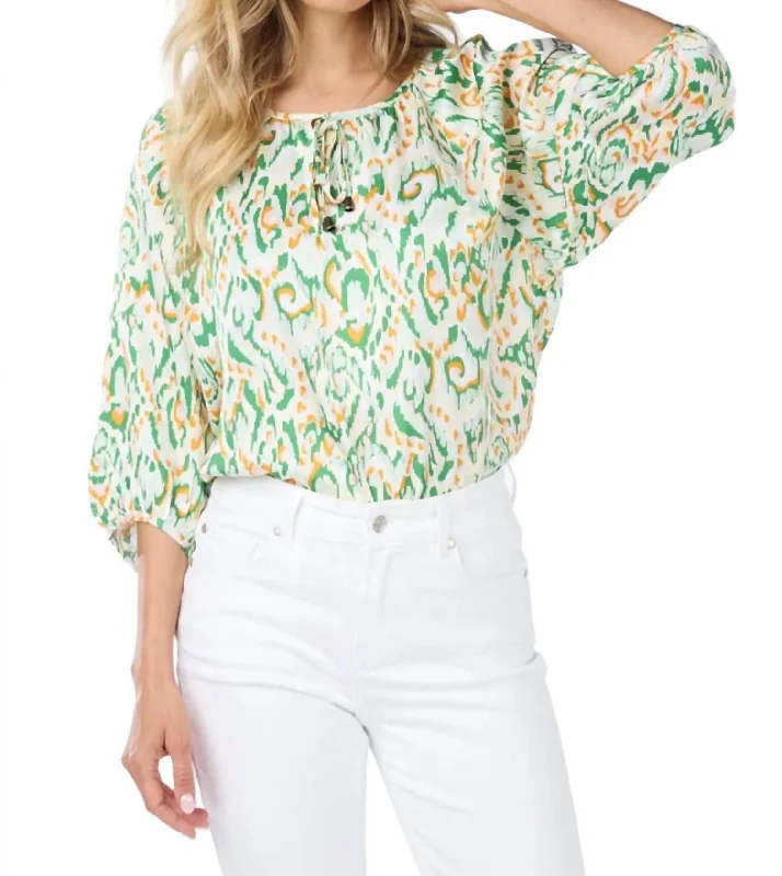 Raglan Blouse In Print