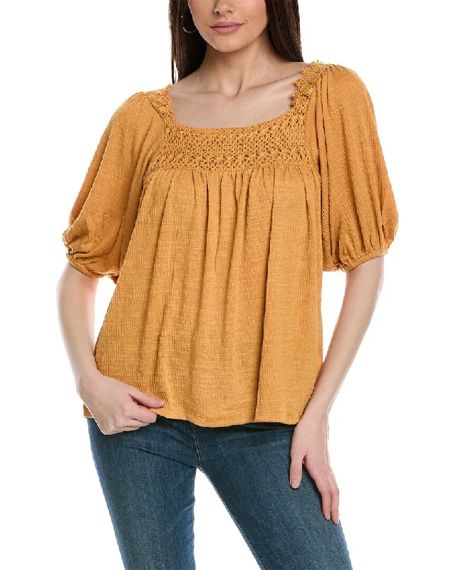 Rain Lace-Trim Top