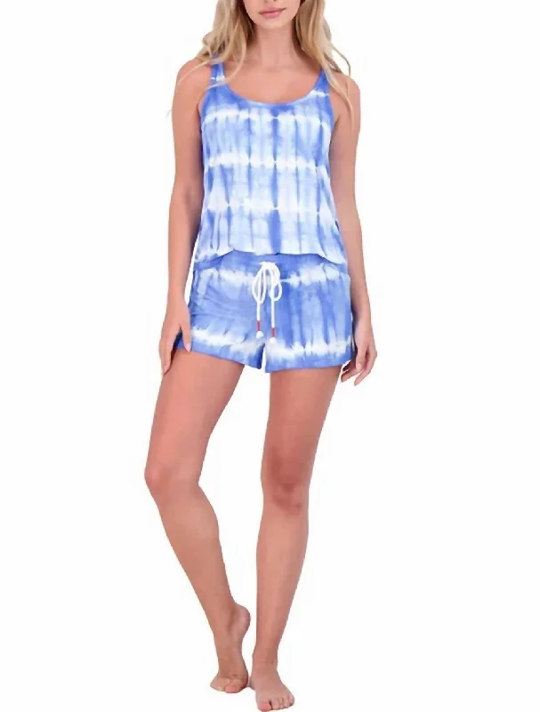 Sail Away 2 Piece Set In Bright Blue