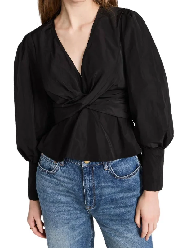 Seema Top In Black