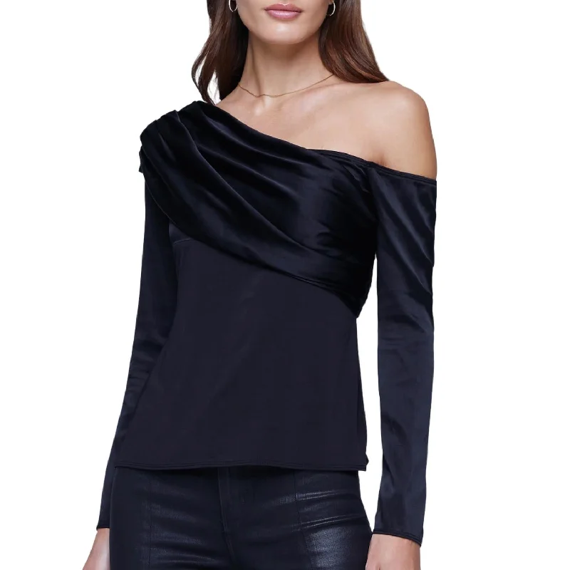 Sharma Top In Black