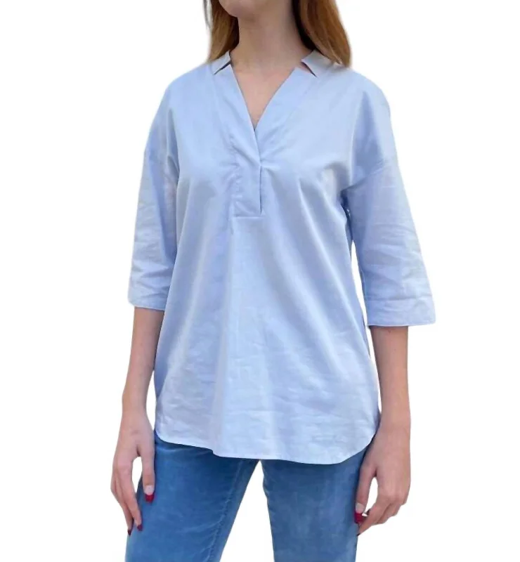 Sky Over Meadow Blouse In Horizon